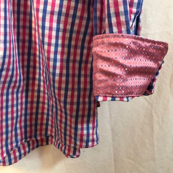 ENGLISH LAUNDRY Button Shirt checker 15 1/2 34/35 - Picture 6 of 8